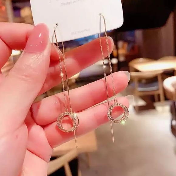 New 18k gold plated earrings - Picture 2 of 4